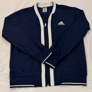 Adidas Men's Dark Blue Varsity Jacket